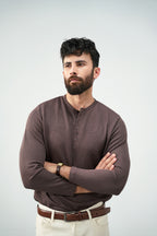 Everyday Henley - Brown