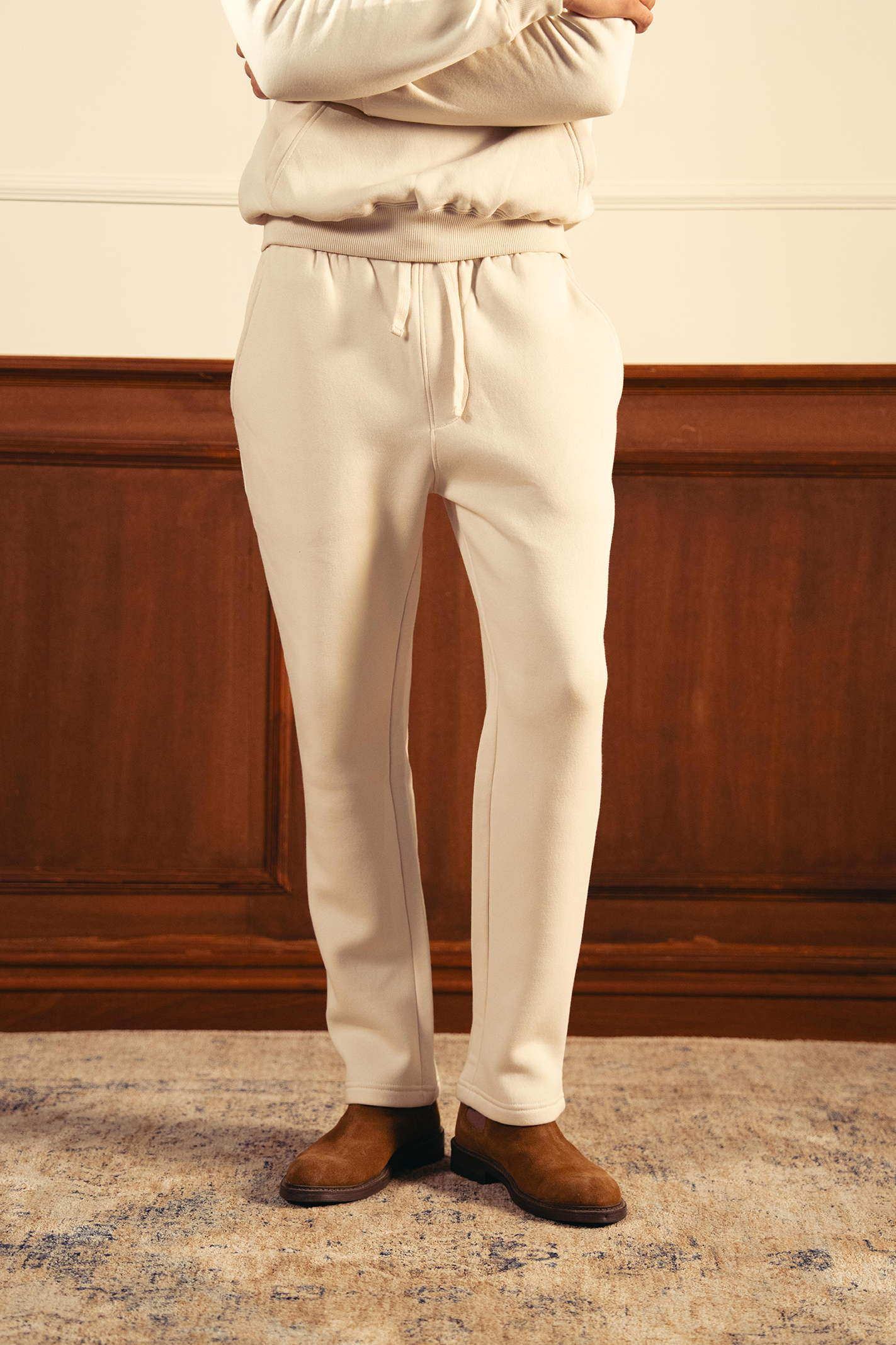 Everyday Relaxed Sweatpants – Ivory Main image