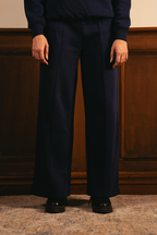 Classic Quarter-Zip Sweatsuit - Navy Blue