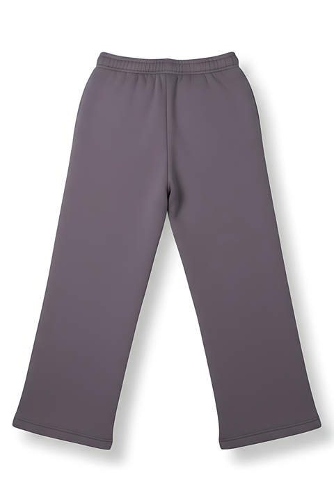 Everyday Wide Leg Sweatpants - Ash Plum