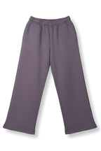 Everyday Wide Leg Sweatpants - Ash Plum