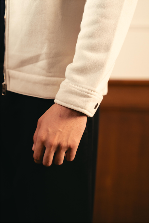 Full Zipper Jacket – Ivory