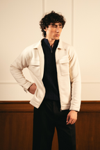 Full Zipper Jacket – Ivory