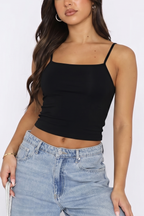 Slim Fit Camisole - Black