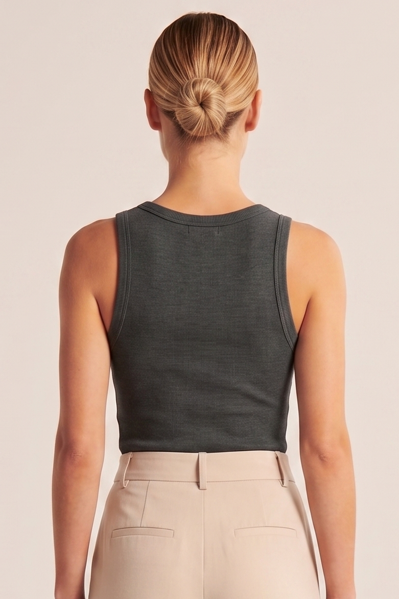 Slim Fit Tank Top - Graphite