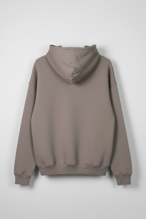 Heavy Fleece Pullover Hoodie – Gray