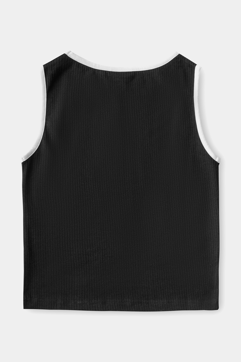 Tank Top Black and White