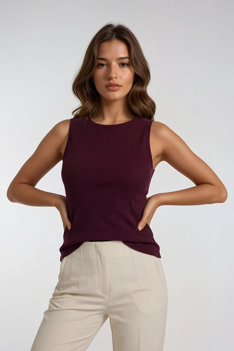Tank Top - Burgundy