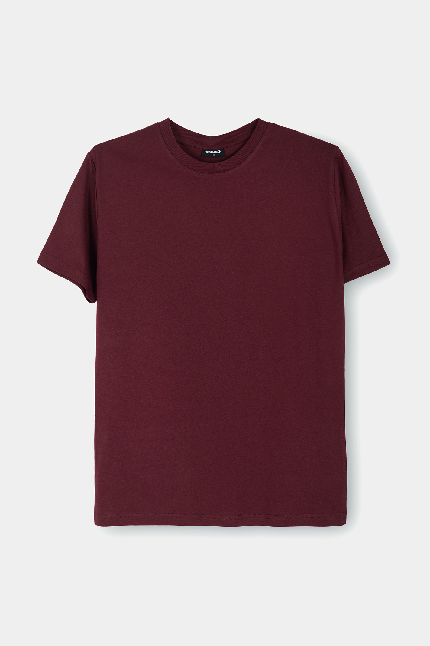 Premium Cotton T-Shirt – Maroon Secondary image