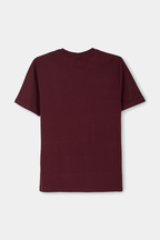 Maroon Round Neck T-Shirt