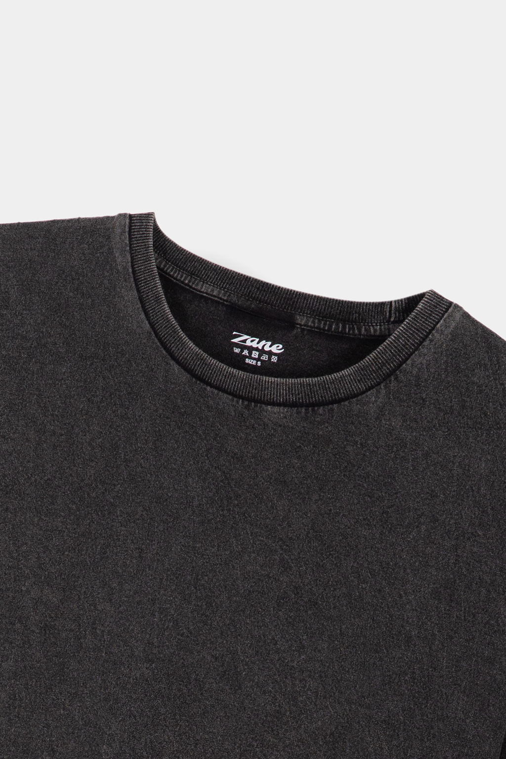 Women Oversized Wash Tee - Black