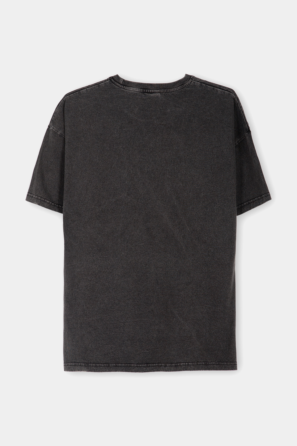 Women Oversized Wash Tee - Black
