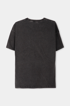 Women Oversized Wash Tee - Black
