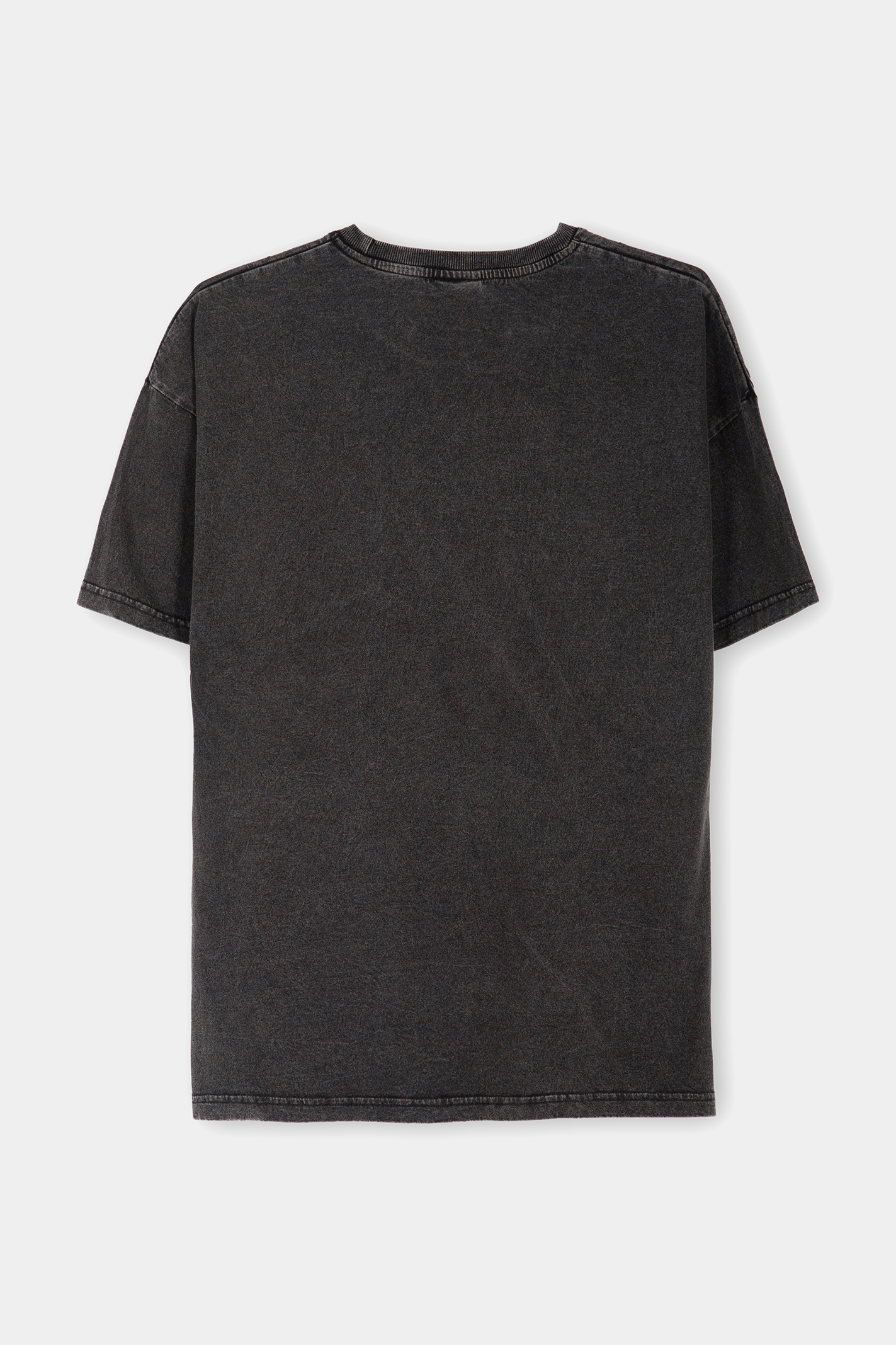 Women Oversized Wash Tee - Black