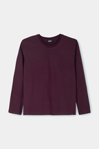 Full Sleeves Tee - Burgundy