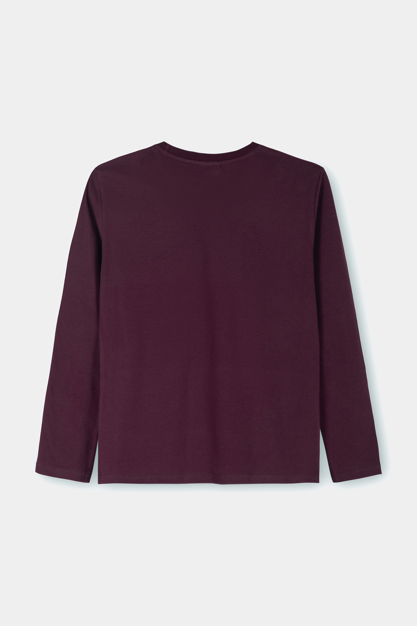 Full Sleeves Tee - Burgundy Secondary image