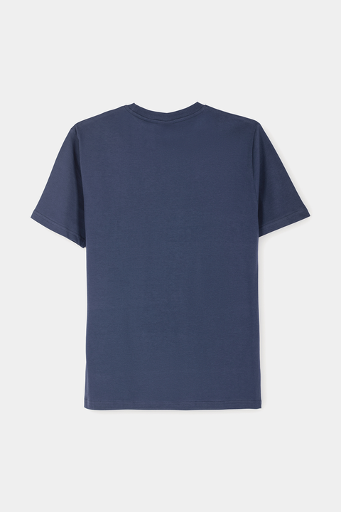 Premium Cotton T Shirt - Indigo
