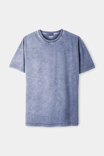 Washed Oversized T-Shirt – Indigo