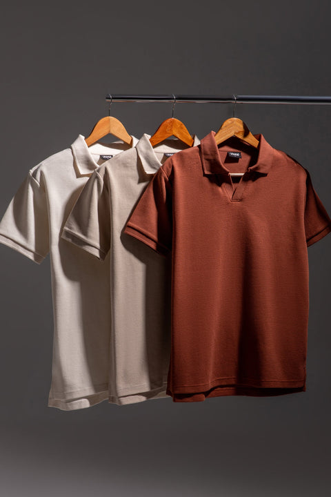 t shirt polo white