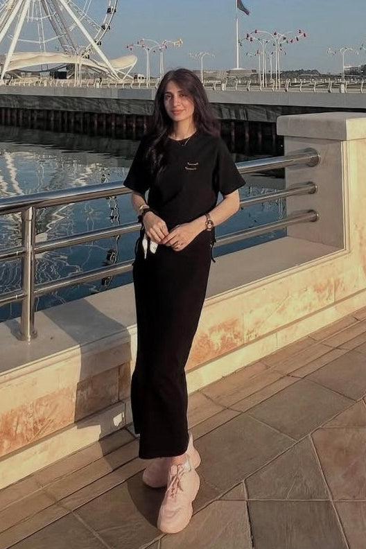 T-Shirt Dress - Black