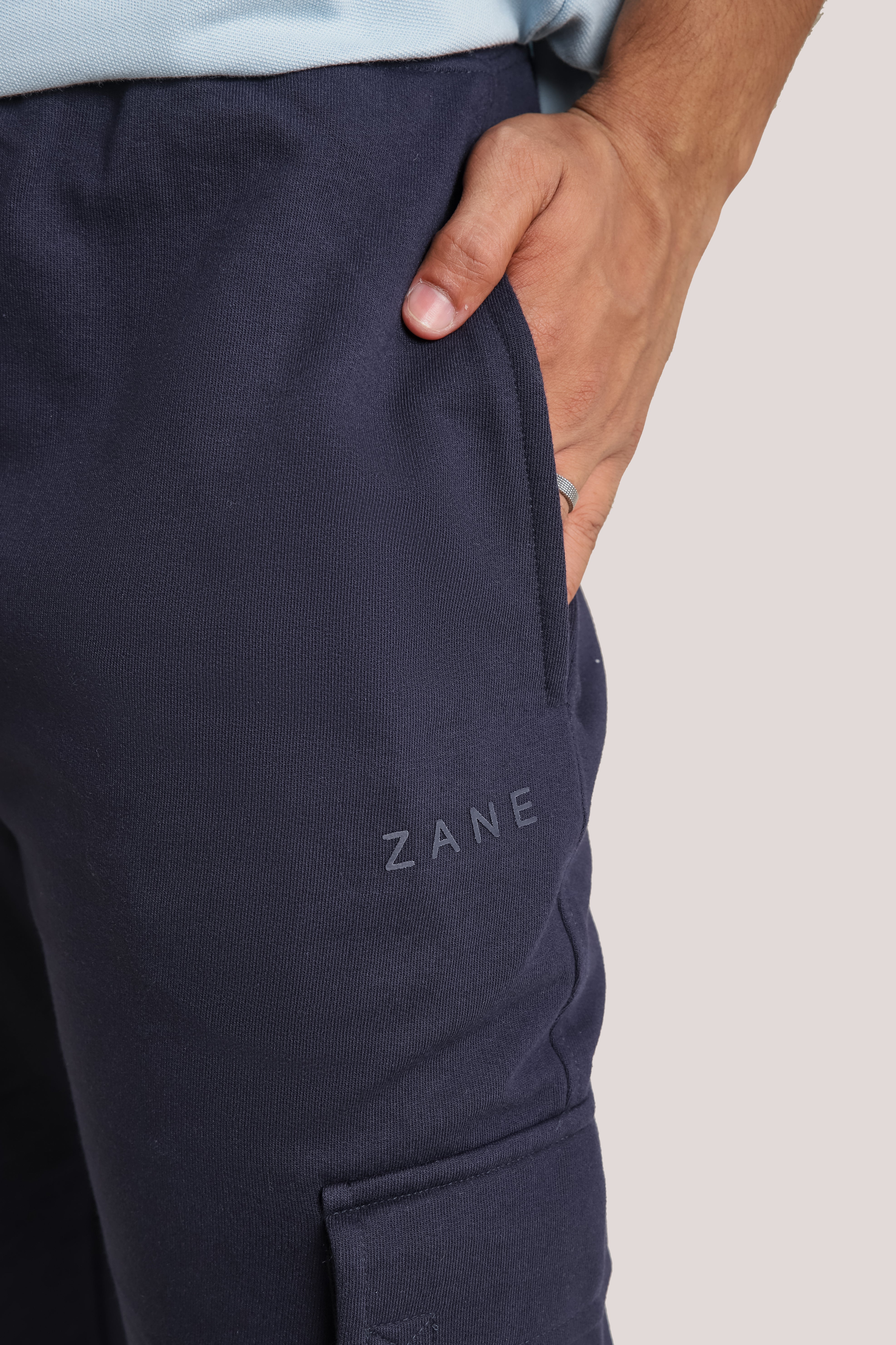 Cargo Pants – Navy Blue Secondary image