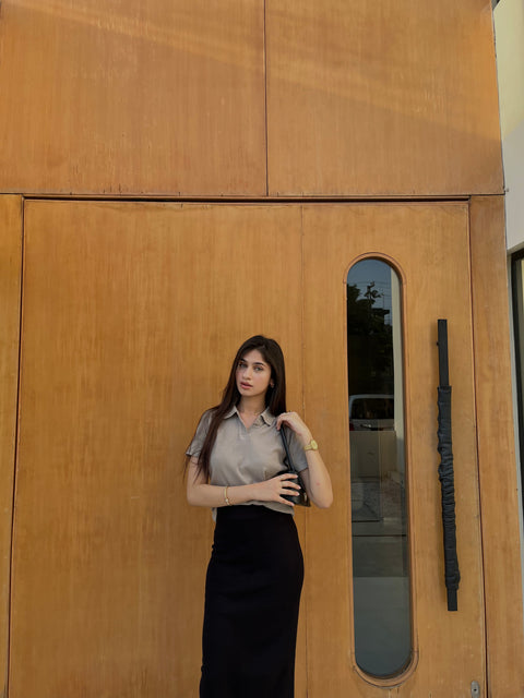Women Regular Fit Polo - Beige