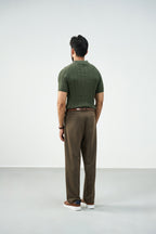 Knitted Polo - Green