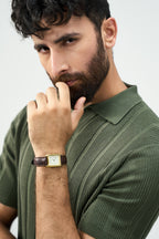 Knitted Polo - Green