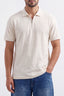 White Zipper Polo