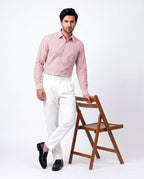 Striped Button Down - Red & White