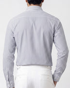 Striped Button Down - Blue & White