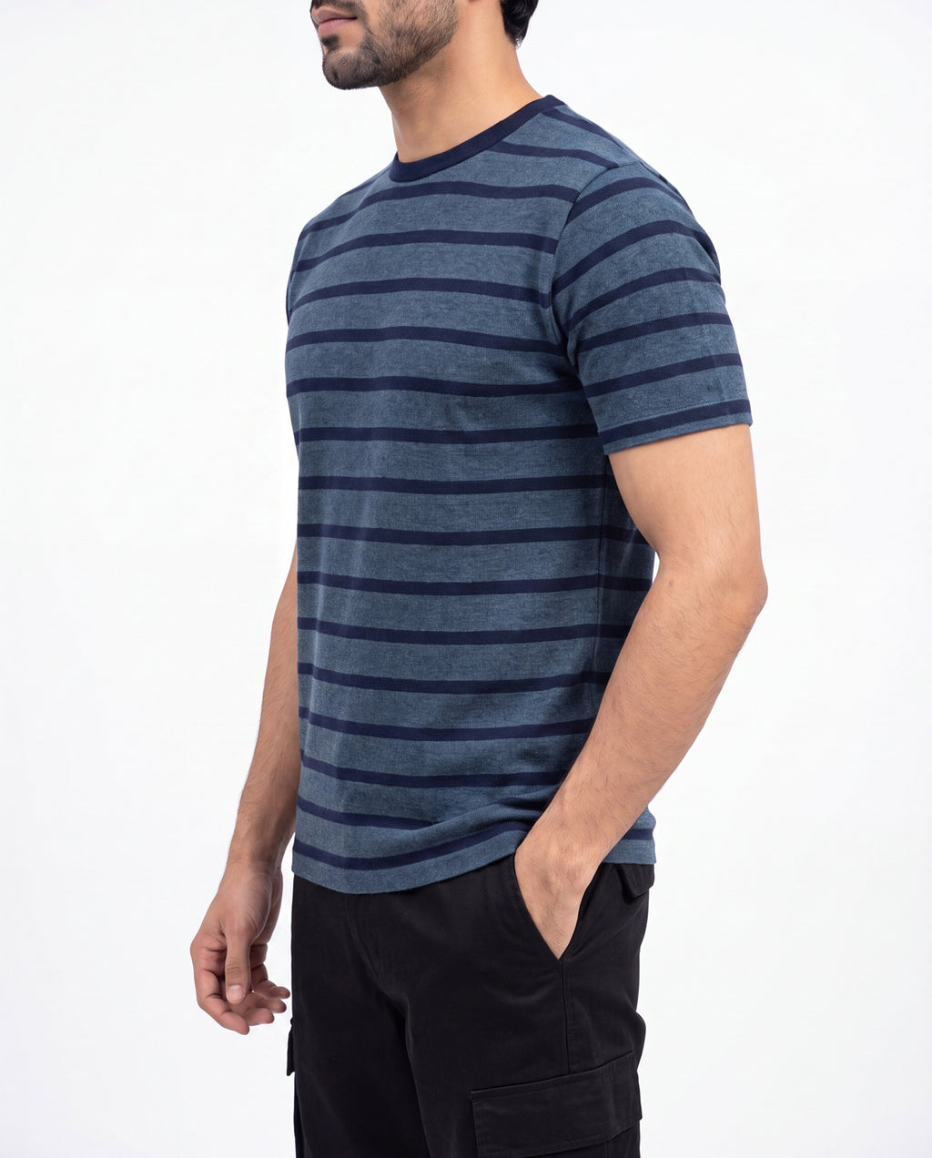 Navy Stripe Tee