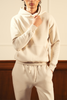 Heavy Fleece Pullover Hoodie – Ivory