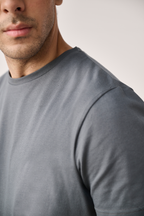Pique T-Shirt – Gunmetal