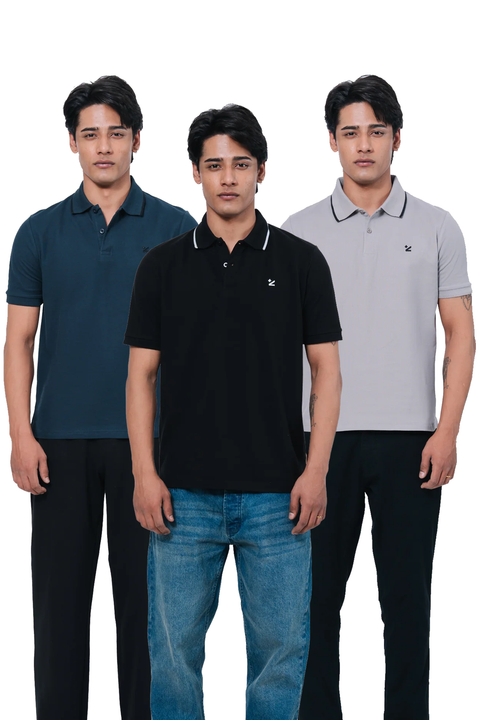 The Essential Polos - Pack of 3