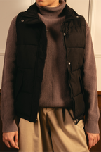 Puffer Gillet - Black