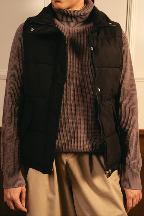 Puffer Gillet - Black