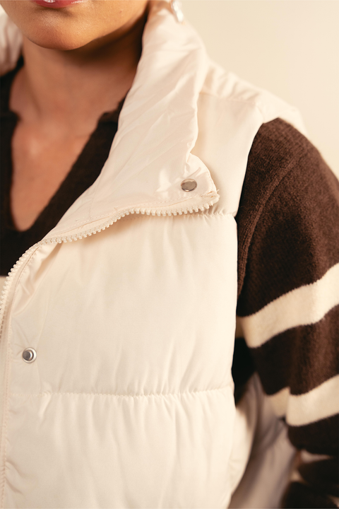Puffer Gillet - White