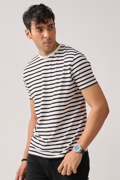 Men striped T-shirt