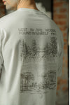 Crew Neck Graphic Tee - White
