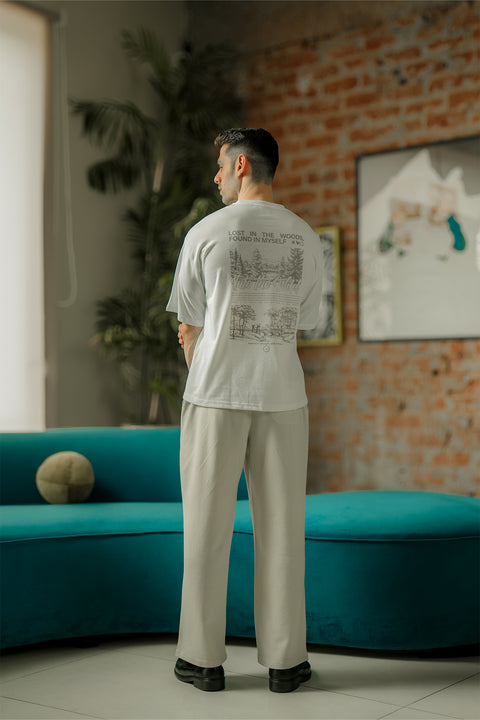 Relax Fit Terry Trouser - Ivory