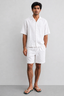 Cuban Collar Co-ord Set – White