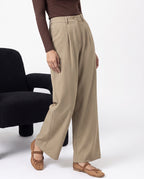 Pleated Wide Leg Pants