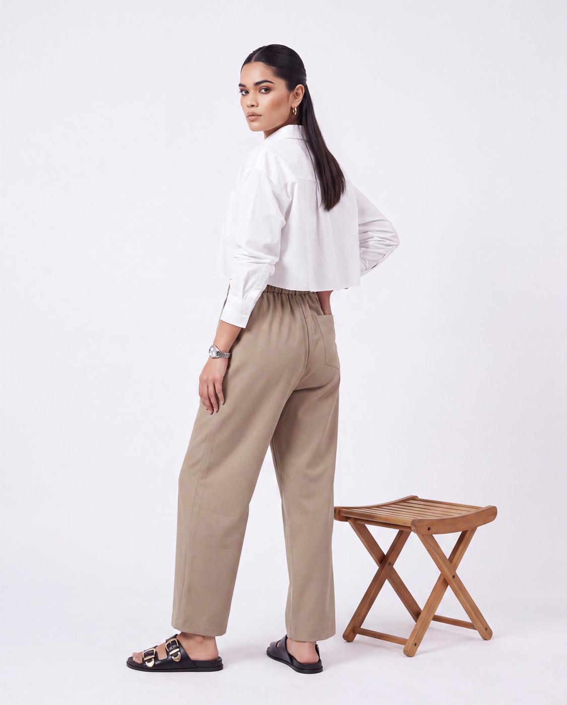 Pleated Tailored Pants Secondary image