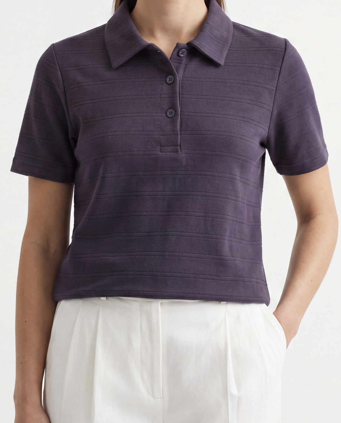 Pique baby Polo - Muave