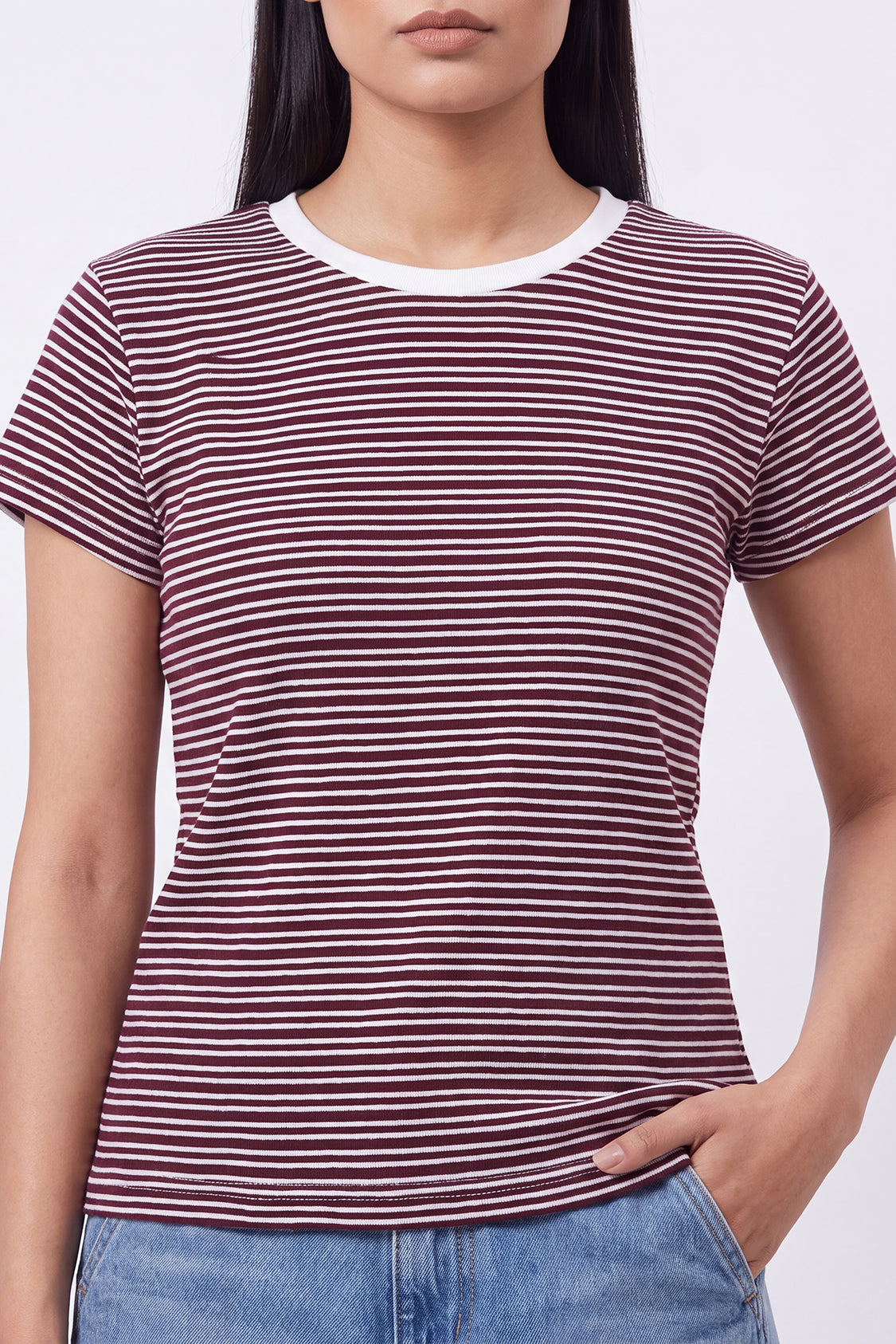 Barcode Striped Tee Main image