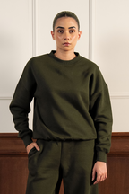 Women's Everyday Sweatsuit - Dark Green