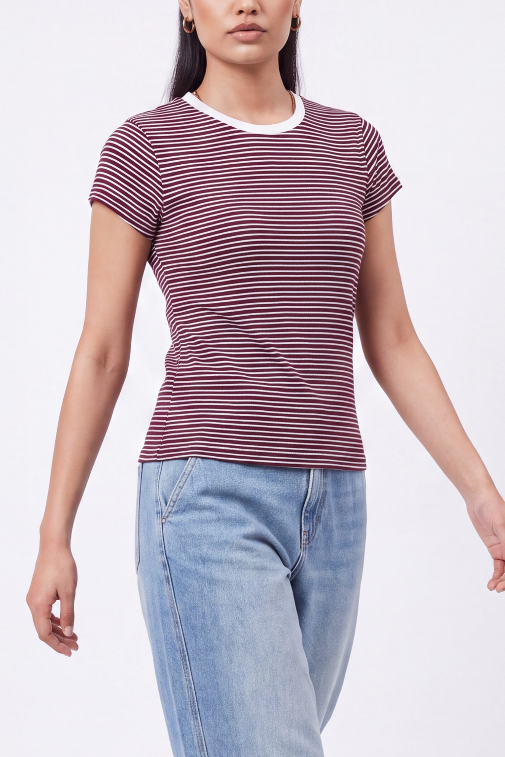 Barcode Striped Tee