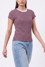 Barcode Striped Tee