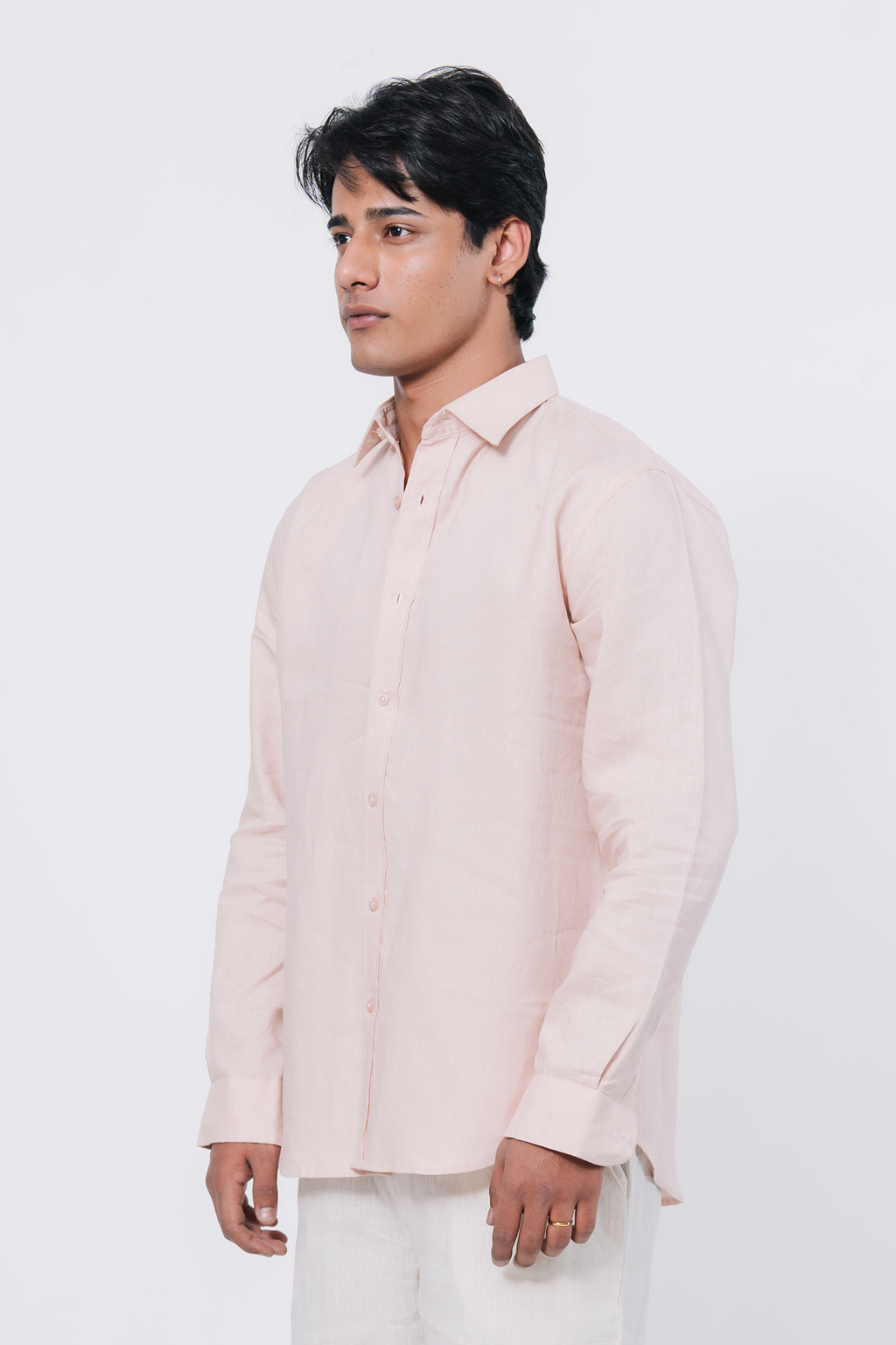 Basic Regular Fit Shirt – Peach